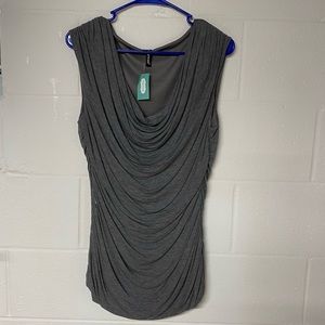 Maurice’s Gray Ruched Top Size 0X